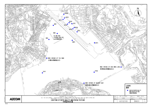 The position map of Water Quality Monitoring Station